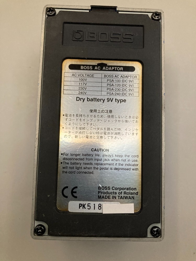 BOSS CS-3 Compression Sustainer Effects Pedal Tested Working