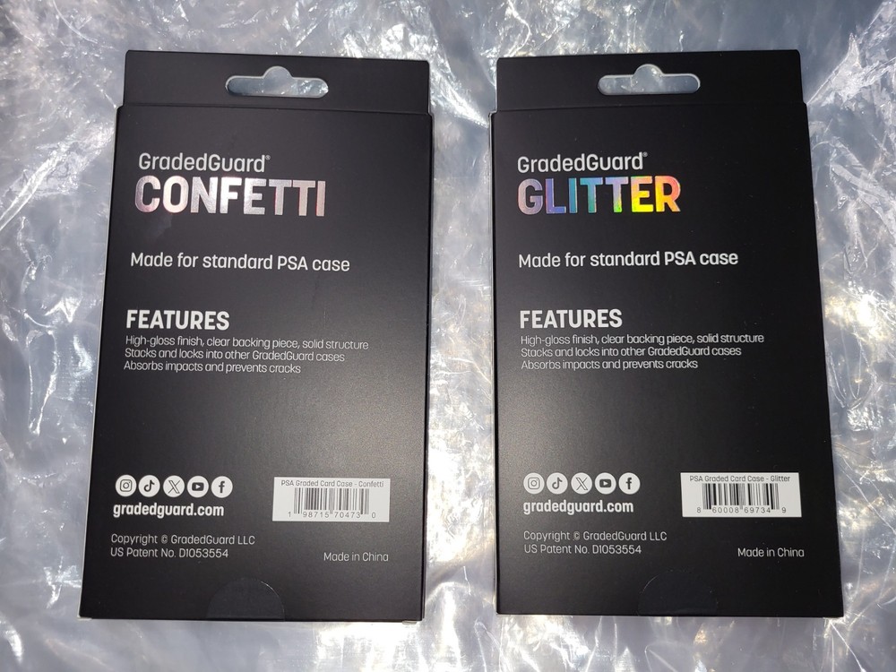 CONFETTI & GLITTER GradedGuard PSA Graded Card Case Protector Limited Edition