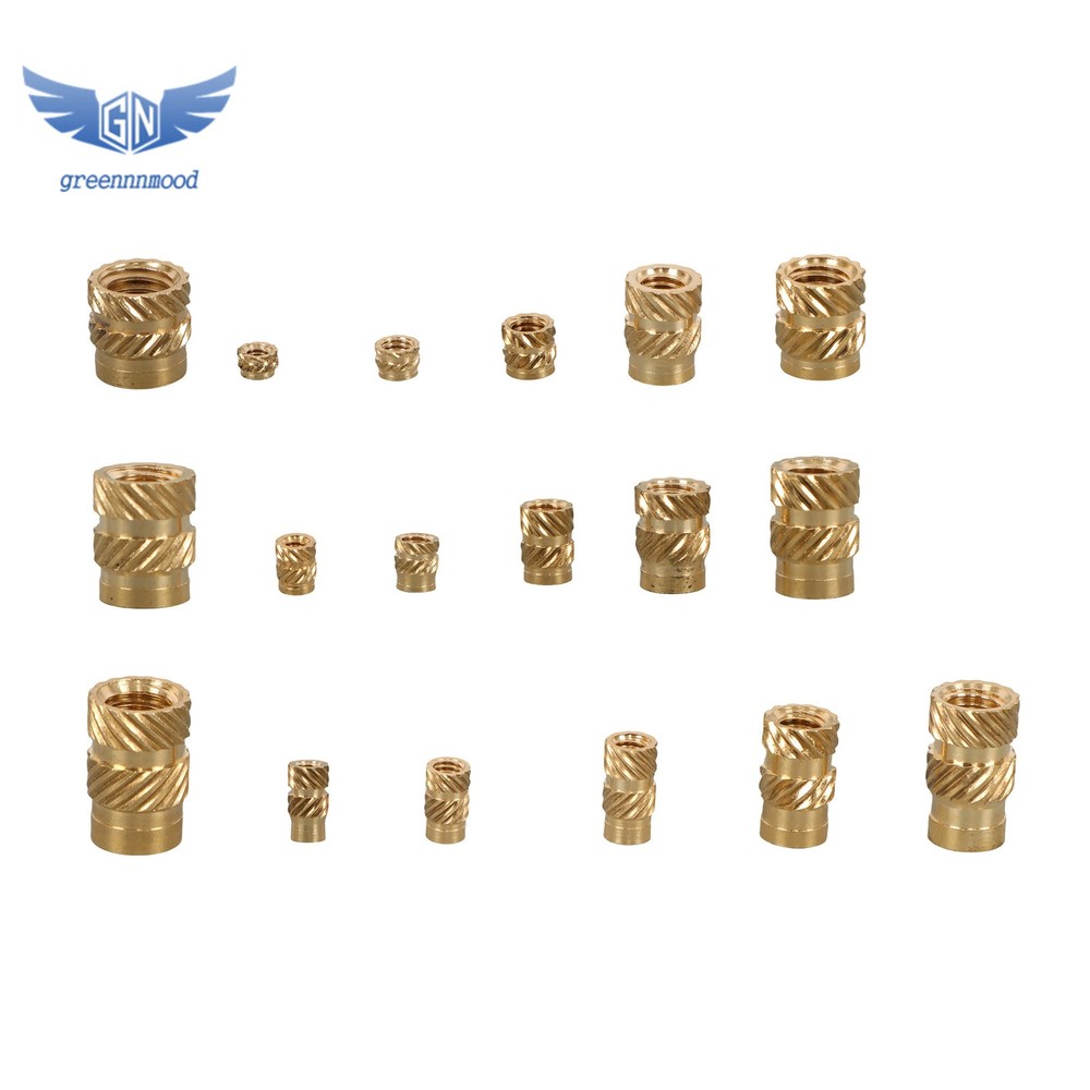 350Pack Threaded inserts kits M2-M6 Metric Internal Thread Rolled Copper Inserts