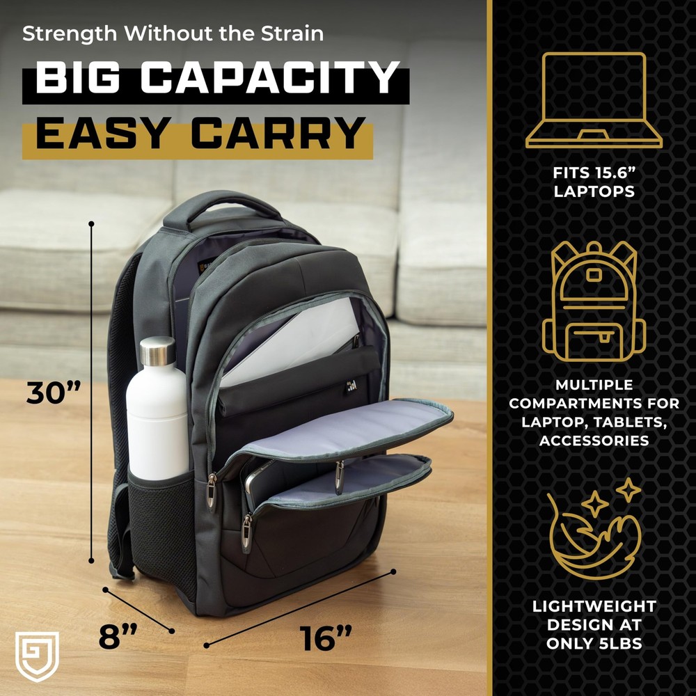 Faraday Backpack for Laptops and Phones - EMP Proof Electromagnetic Shielding