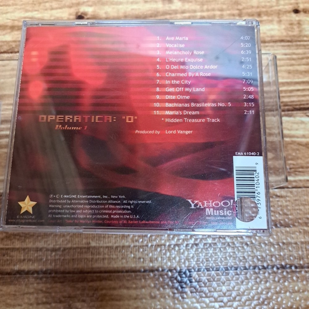 Operatica 0 Sticker Volume 1 Original Promotion VG 2000