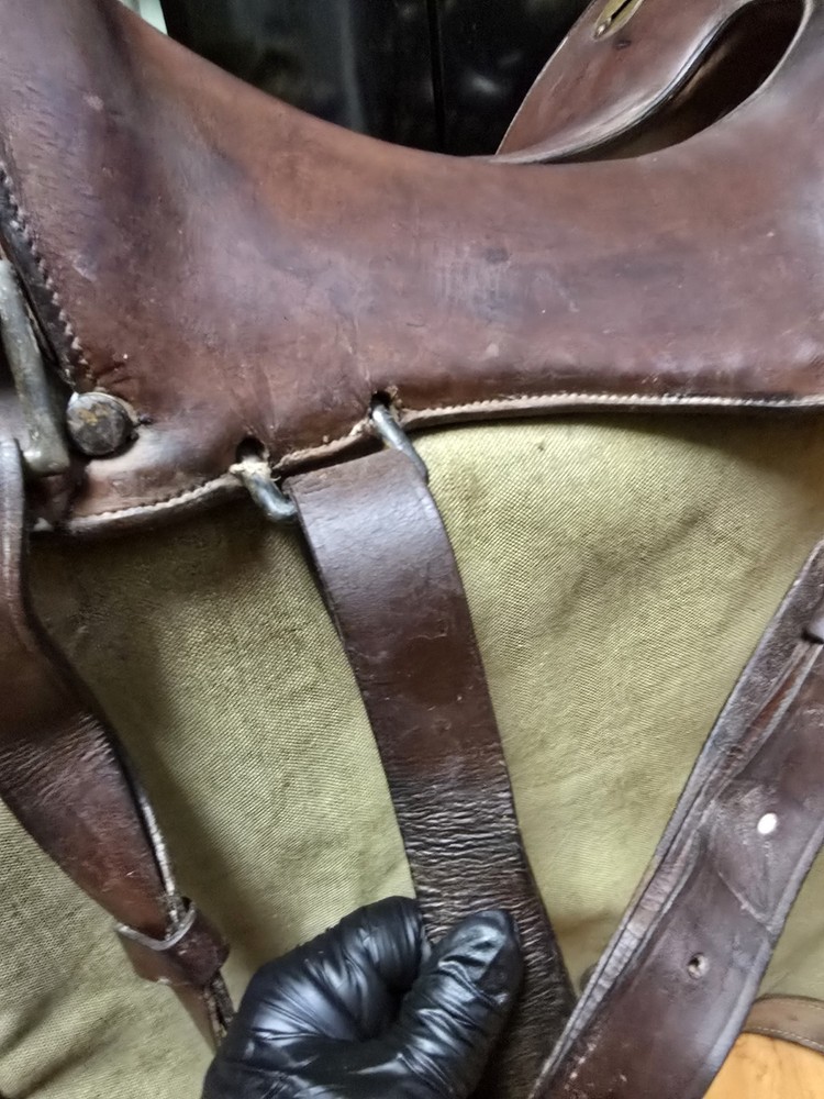 US Cavalry M1904 McClellan Saddle Marked JCH,LEW
