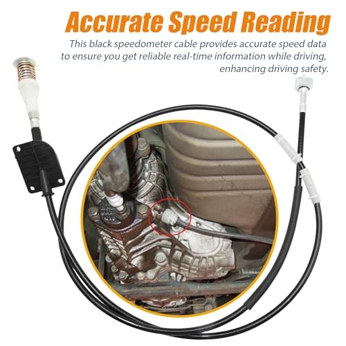 25050-22G01 Black Speedometer Cable, Replacement for Big-M Pickup Replacement