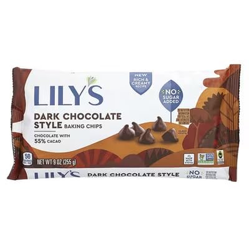 Sweets, Dark Chocolate Baking Chips, 9 Ounce