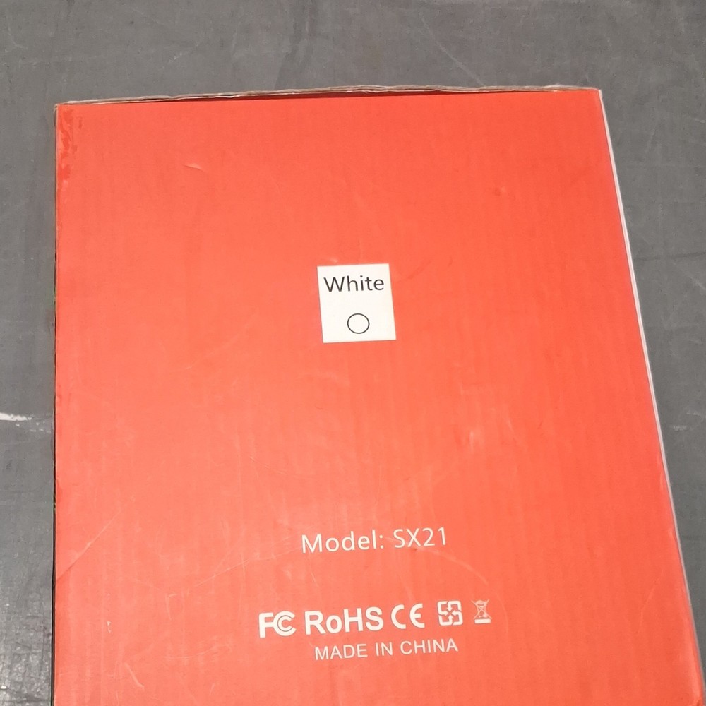 Portable SX21 Wireless Speaker White USB Input Microphone