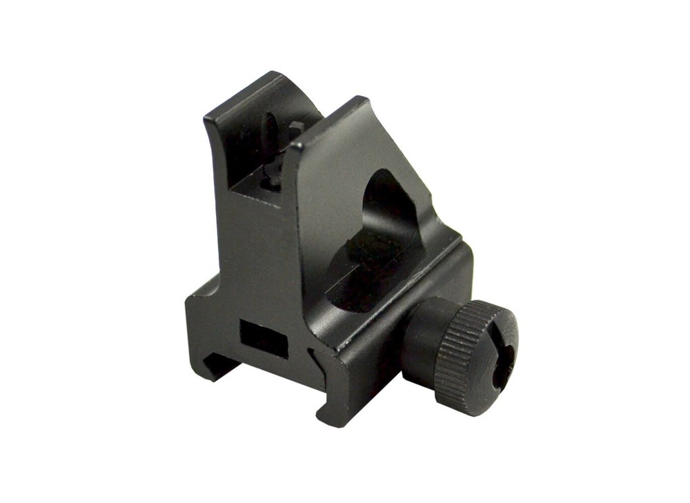 Fixed Front Backup Sight Post, Aluminum, Black