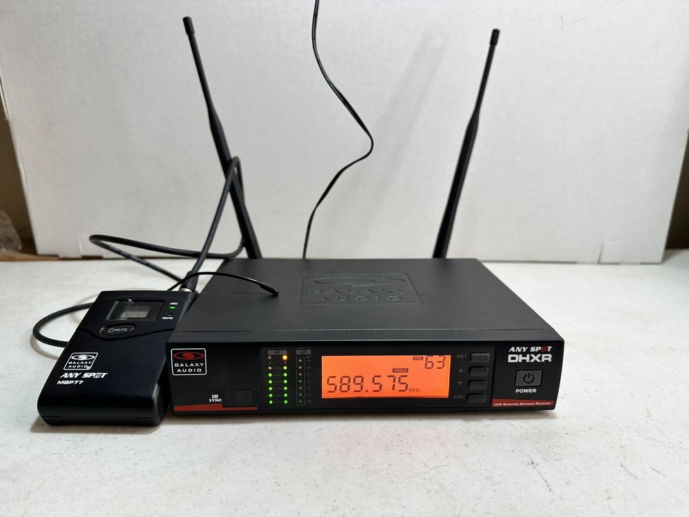 Galaxy Audio Any Spot DHXR Wireless Receiver wireless body pack transmitter