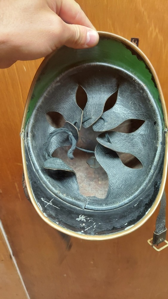 Antique German Firefighter Helmet