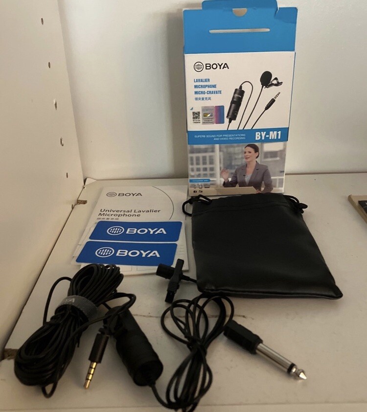BOYA BY-M1 Lavalier microphone mobile phone camera computer external microphone