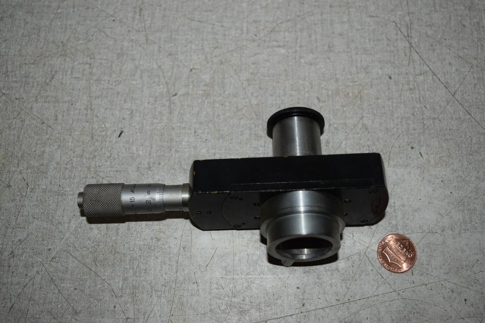 Unitron W10X Eypiece with Mitutoyo Micrometer