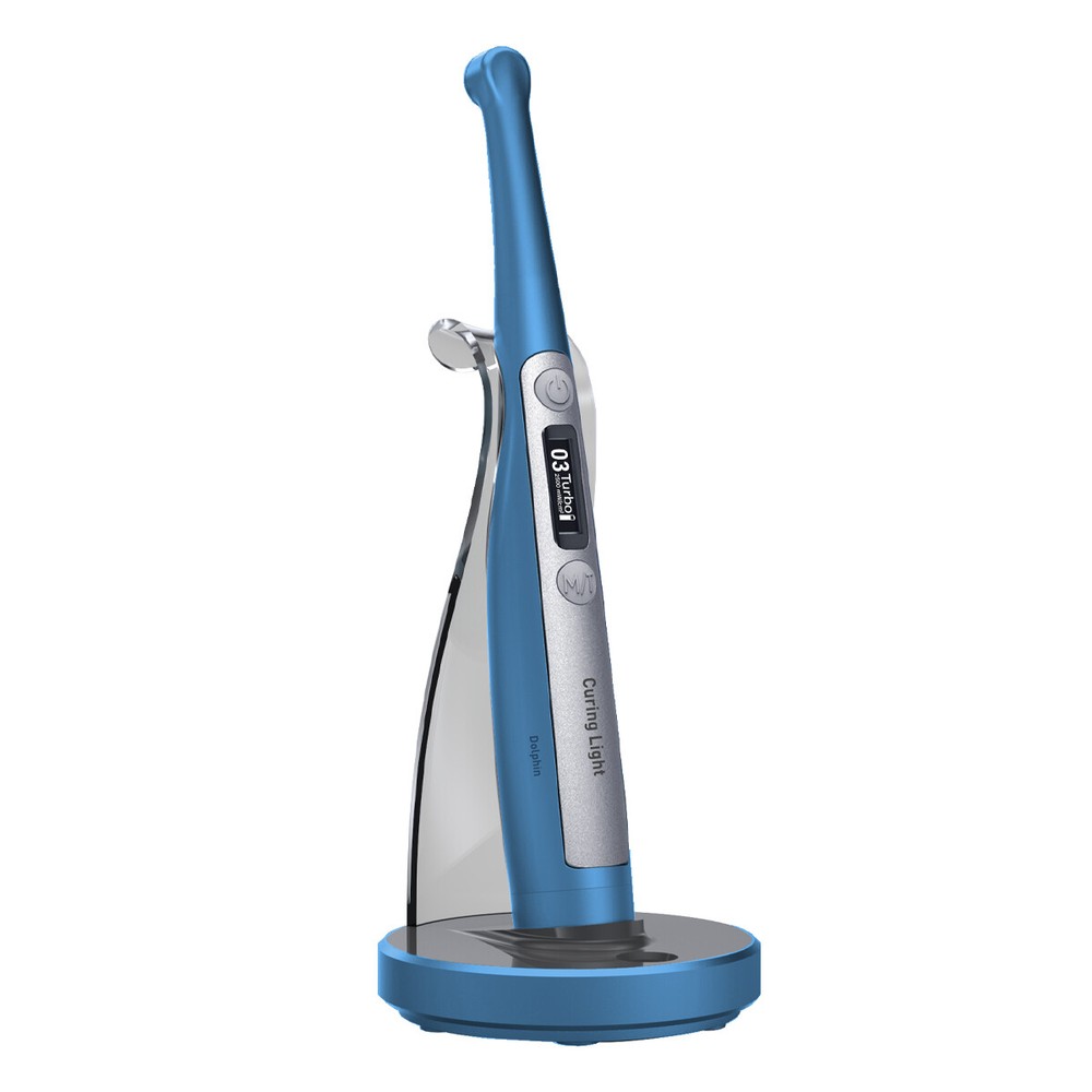 Dolphin Dental LED Cordless Curing Light Caries Dectection+Built-in Light Meter