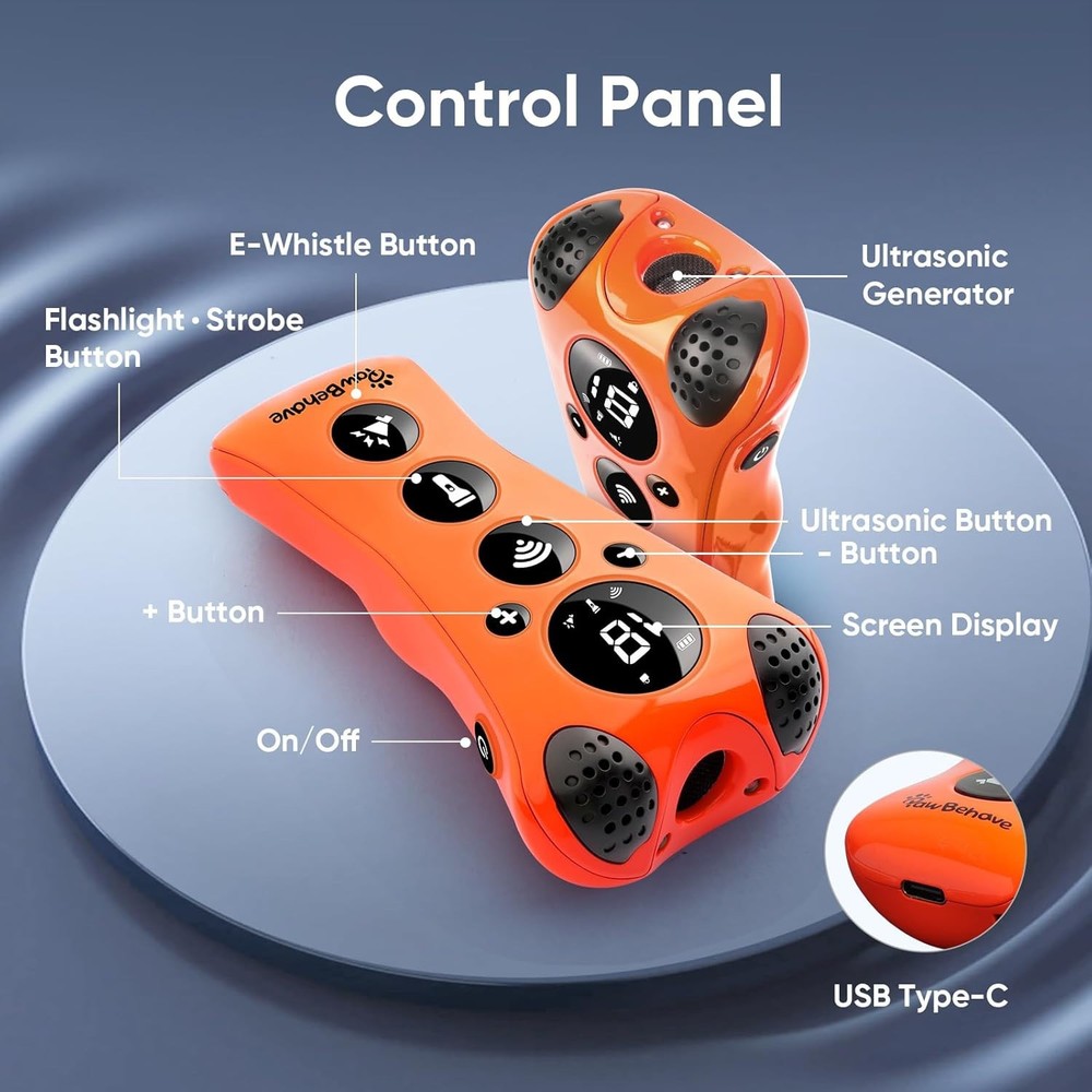 Adjustable Ultrasonic Dog Trainer – World's First Variable Frequency Pet