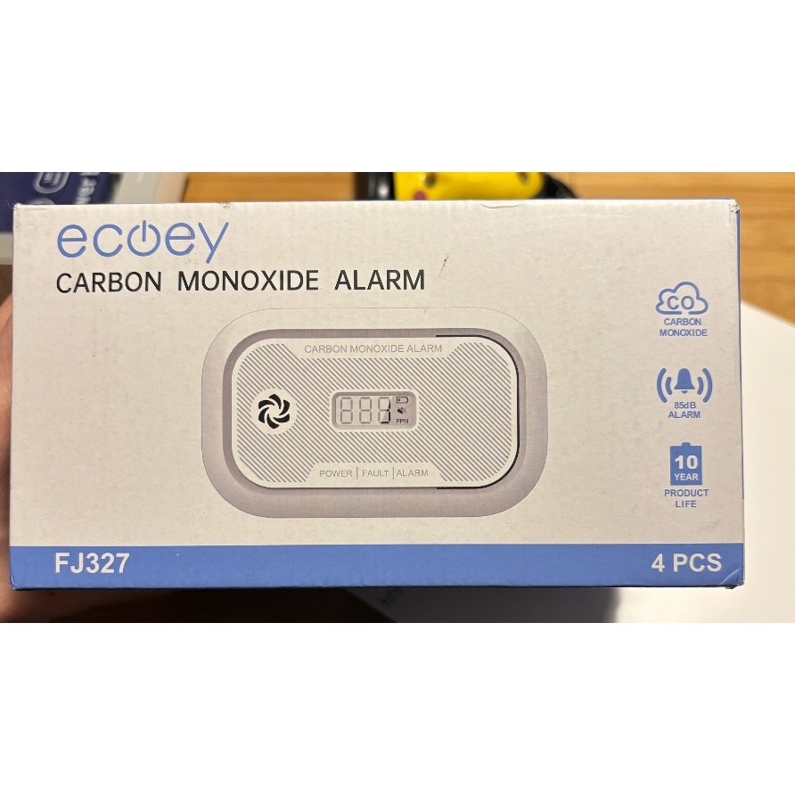 ecoey carbon monoxide alarms 4 pack