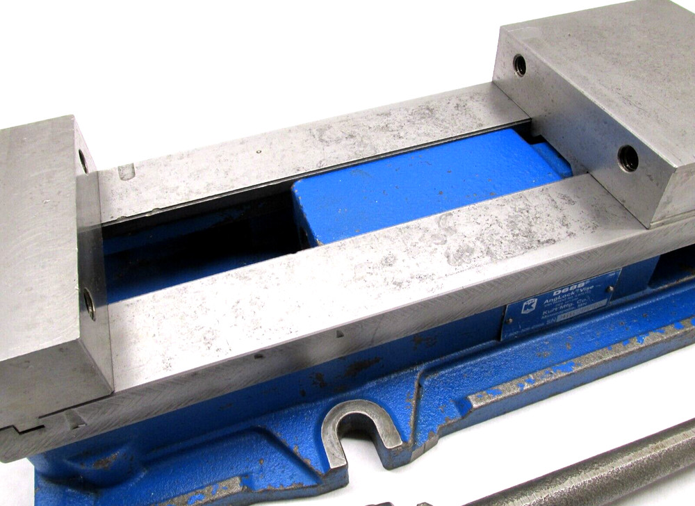 KURT ANGLOCK 6" MILLING MACHINE VISE w/ HANDLE - #D688