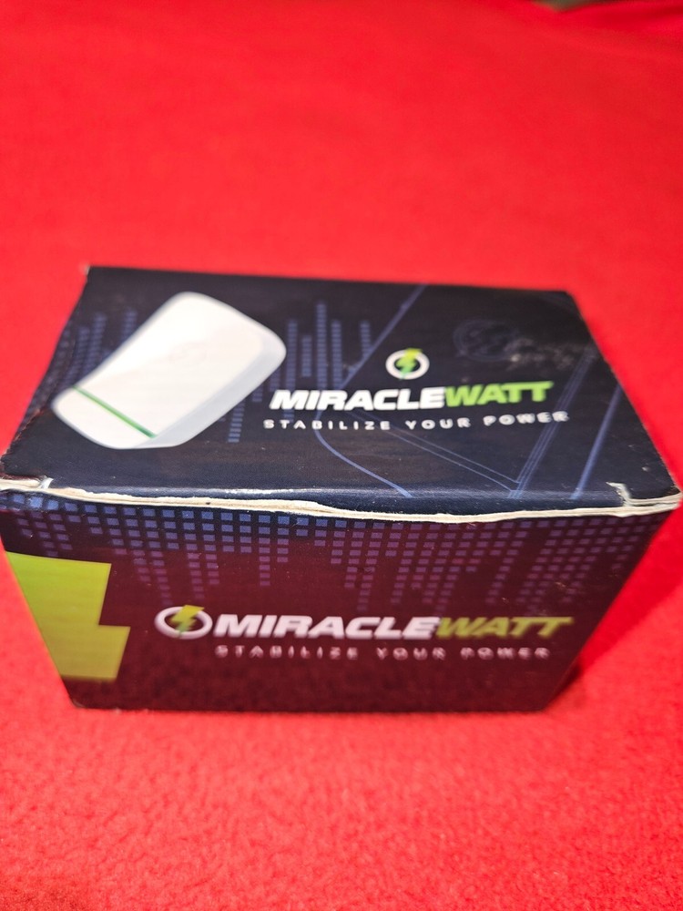 MIRACLEWATT Stabilize Electrical Current Protect Prolong Miracle Watt NIB