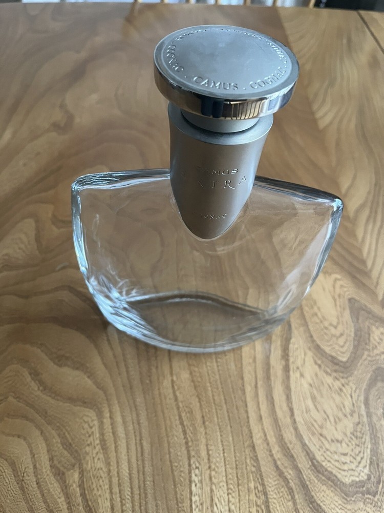 Authentic Empty Camus Extra Cognac Rare Crystal bottle 70cl Excellent Condition