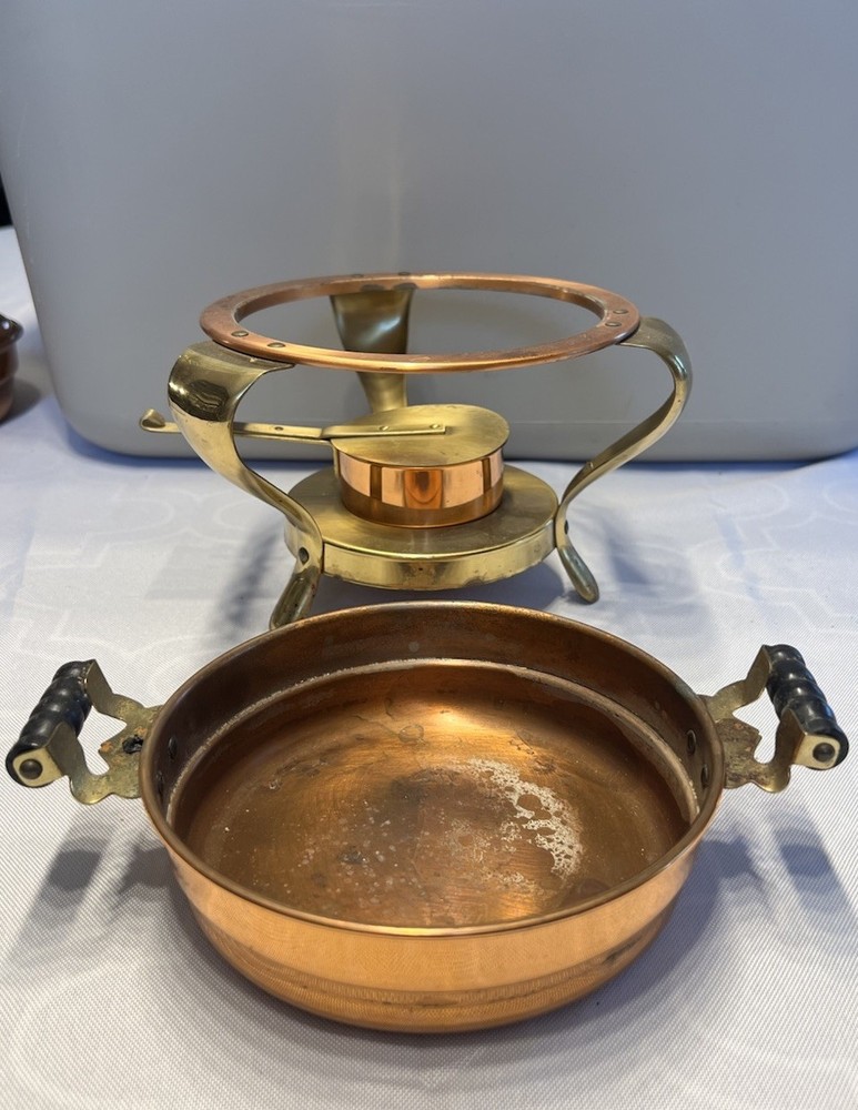 Coppercraft Guild Chafing Dish & Double Broiler Set Vintage 5pc