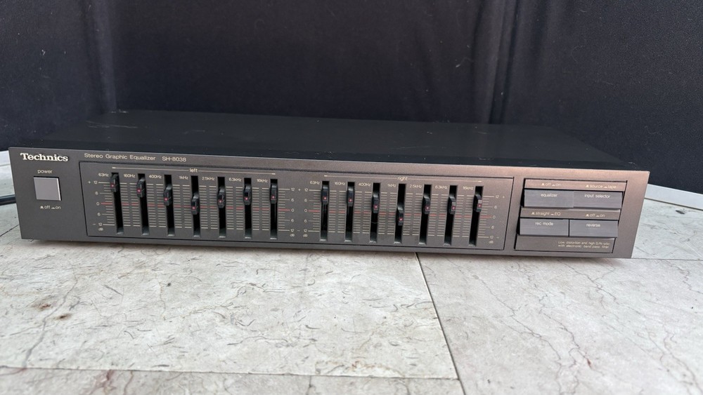Technics SH-8038 7 Band Stereo Graphic Equalizer *Nice!*