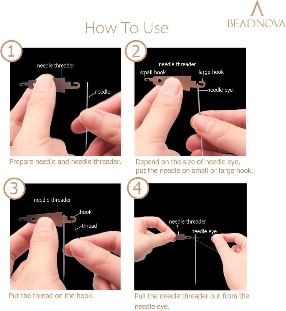 Needle Threaders 20Pcs Stainless Steel Sewing Needle Threader Tool Needle Thread