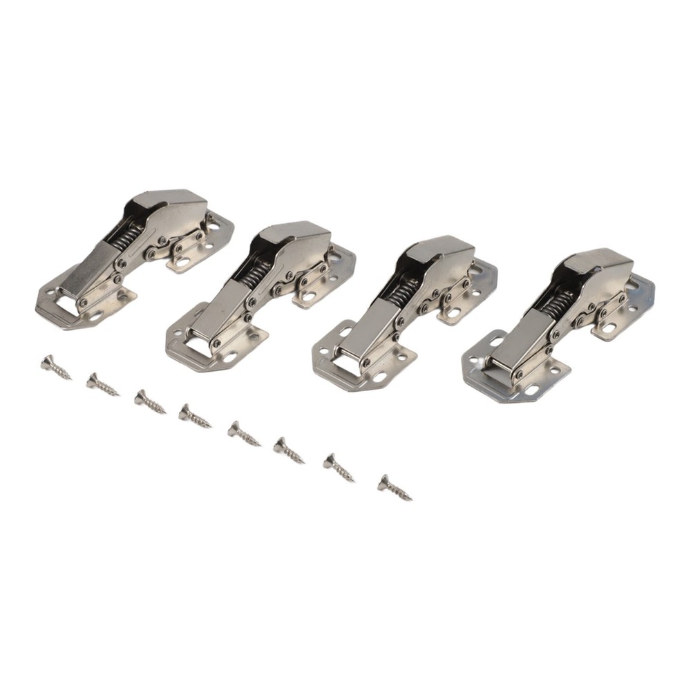 4 Pack Soft Close Hinges for Kitchen Cabinet Door For Surface Mounting