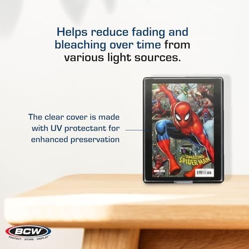 UV Protection Comic Book Frame - Modern Display Case for Current Comics (5 Pack)