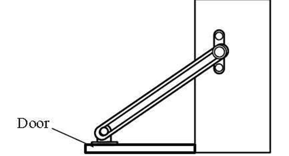 Friction Lid Support - 6" - Left Hand