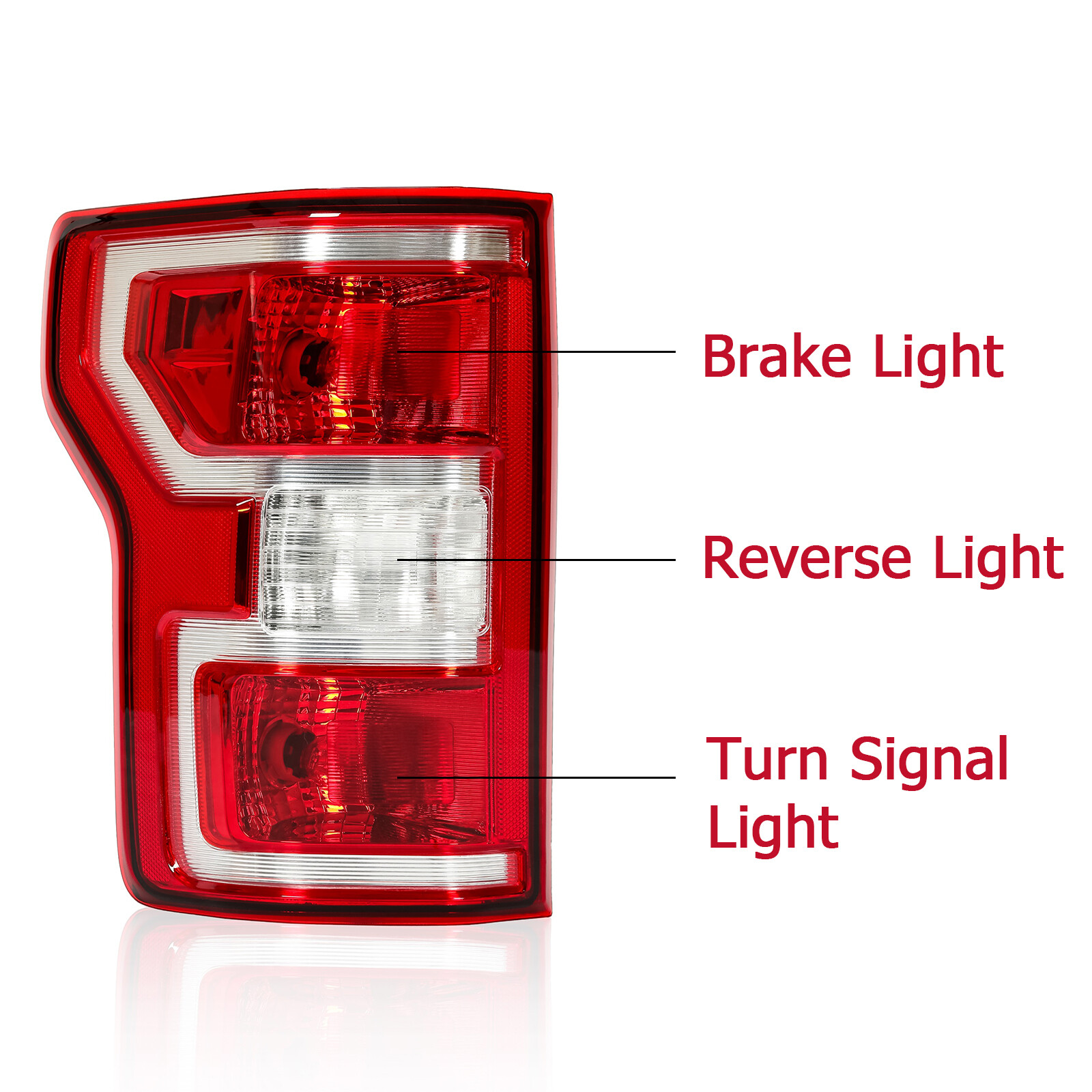 Fit For Ford F150 F-150 Pickup 2018 2019 2020 Brake Tail Lights Lamps Left+Right