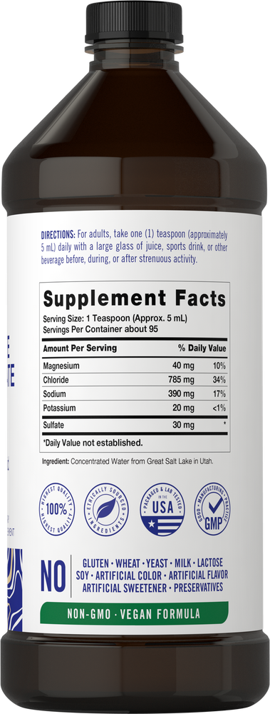 Electrolyte Concentrate | 16 fl oz | Ionic Electrolyte Liquid | by Carlyle