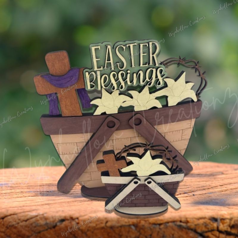 Easter Blessing Interchangeable Basket Insert
