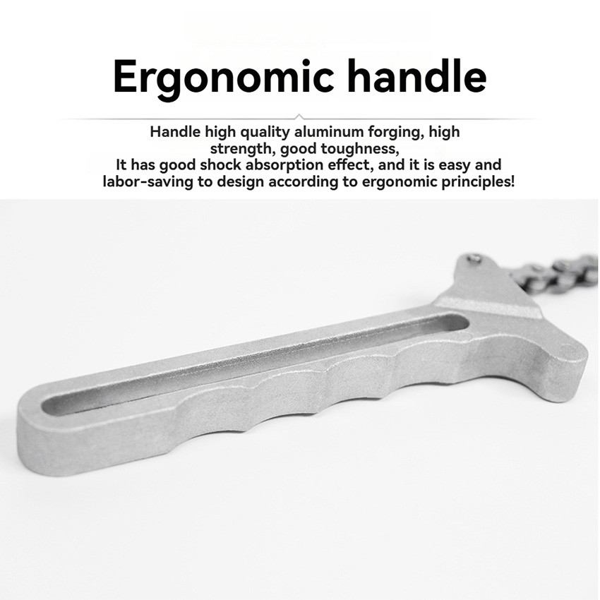 Adjustable Car Engine Oil Filter Chain Grip Wrench Spanner Remover Tools