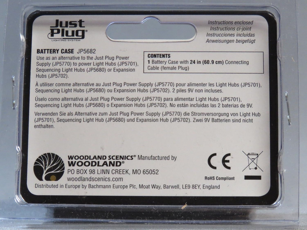 Just Plug JP5682 WOOJP5682 Battery Case