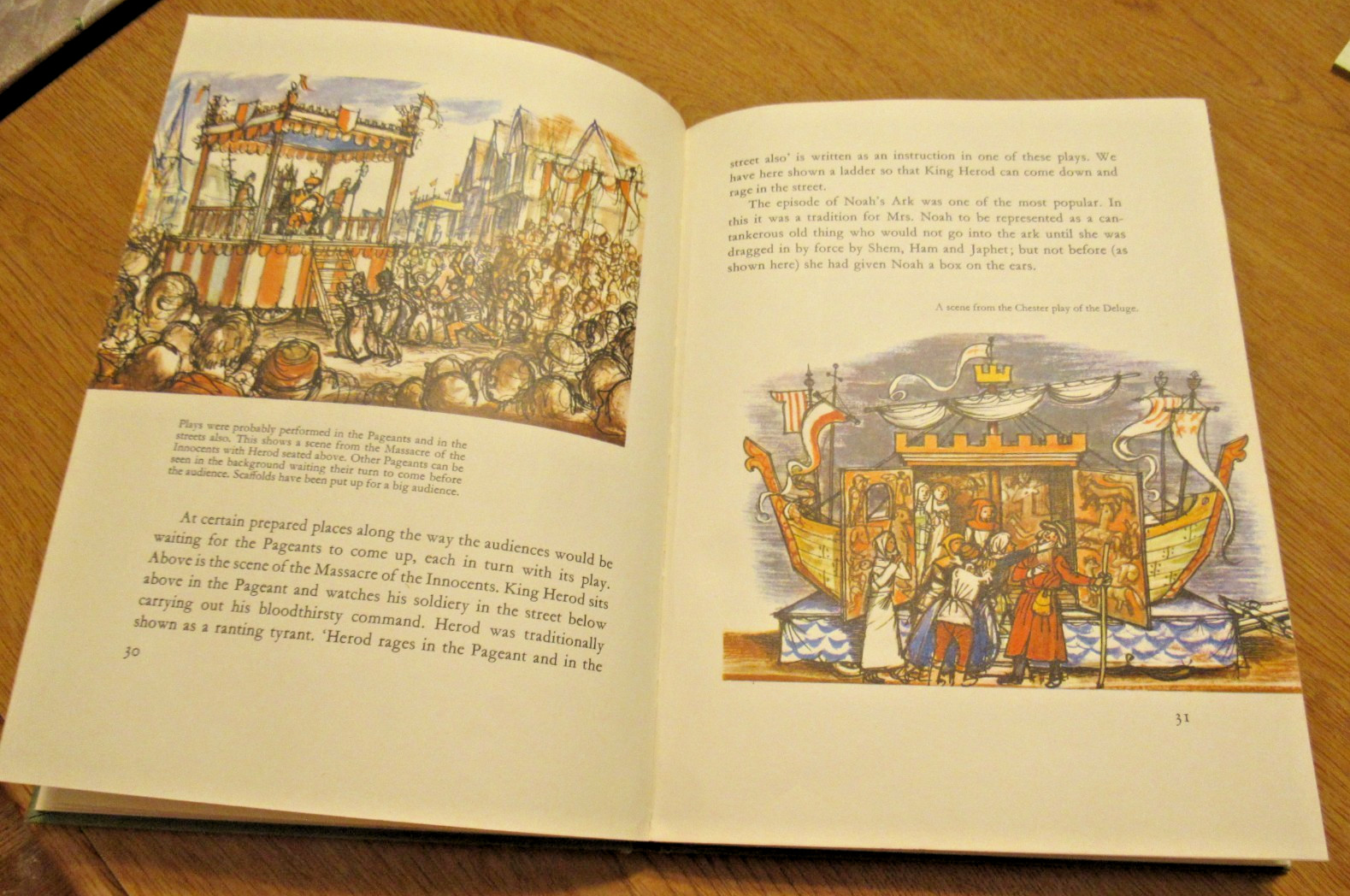 Shakespeare's Theatre by Hodges Vintage Globe Theatre London Illustrations