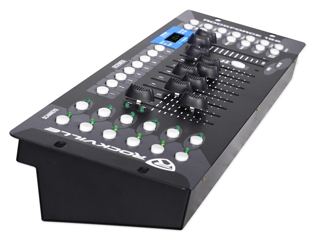 Chauvet Data Stream 8 DMX Splitter To Distribute+Boost Signals+DMX Controller