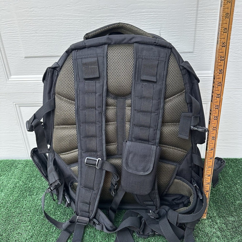 1776 SECOND AMENDMENT RANGEPACK Heavy Duty Black Tactical Backpack Outdoor Bag