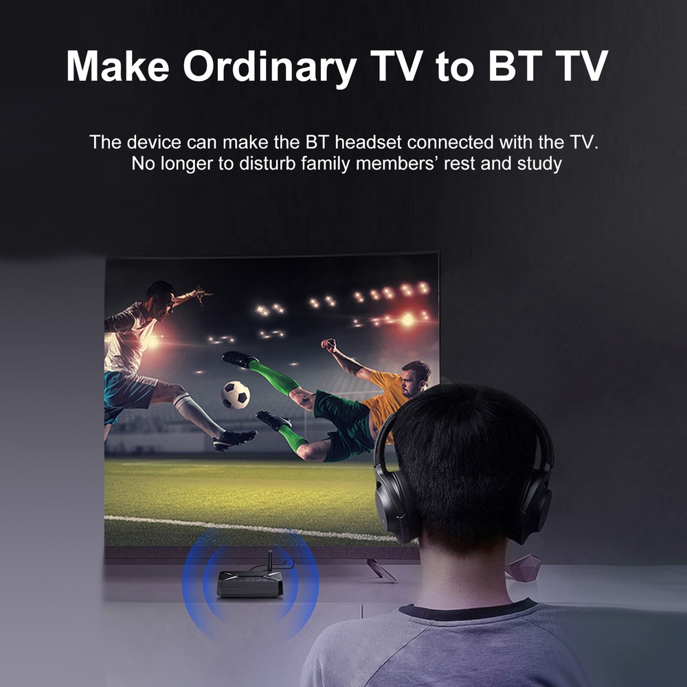 2In1 Long Range Bluetooth Transmitter Receiver TV Home Car Stereo Audio Adapter