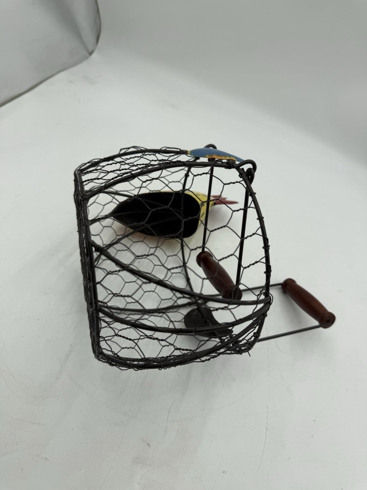 🌸Pfaltzgraff Pistoulet Wire Chicken Egg Basket🌸