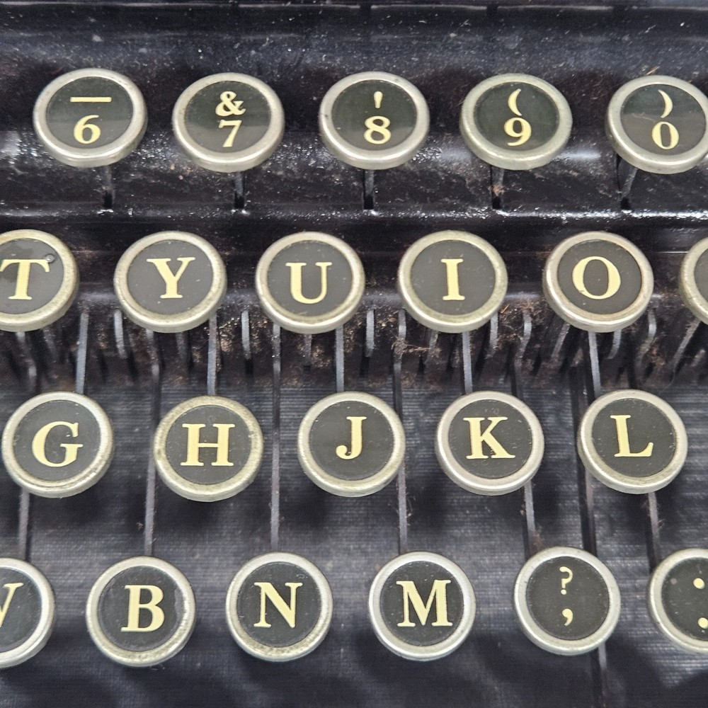 1930s Corona Junior Model S Great Depression Typewriter With Case