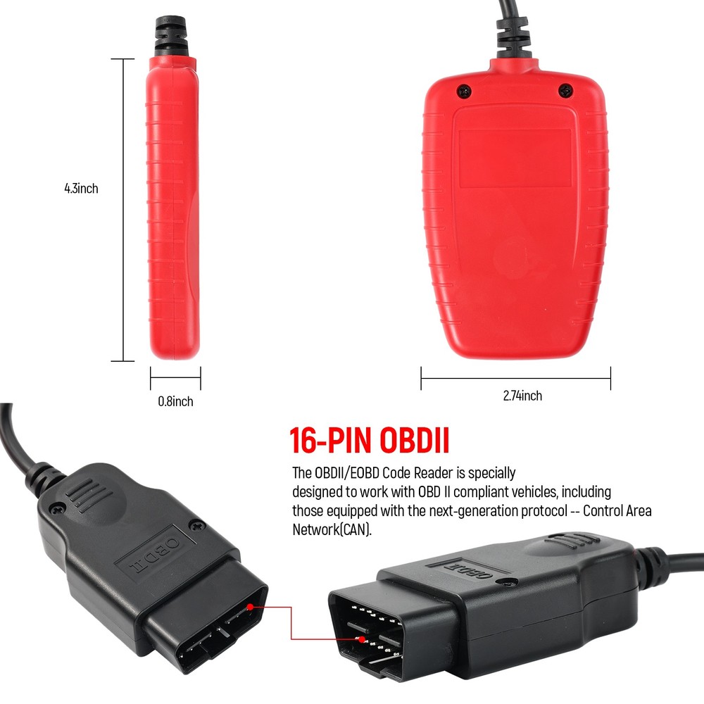 Car OBD2 Scanner OBDII Auto Code Reader Diagnostic Scan Tool for POLARIS ATV