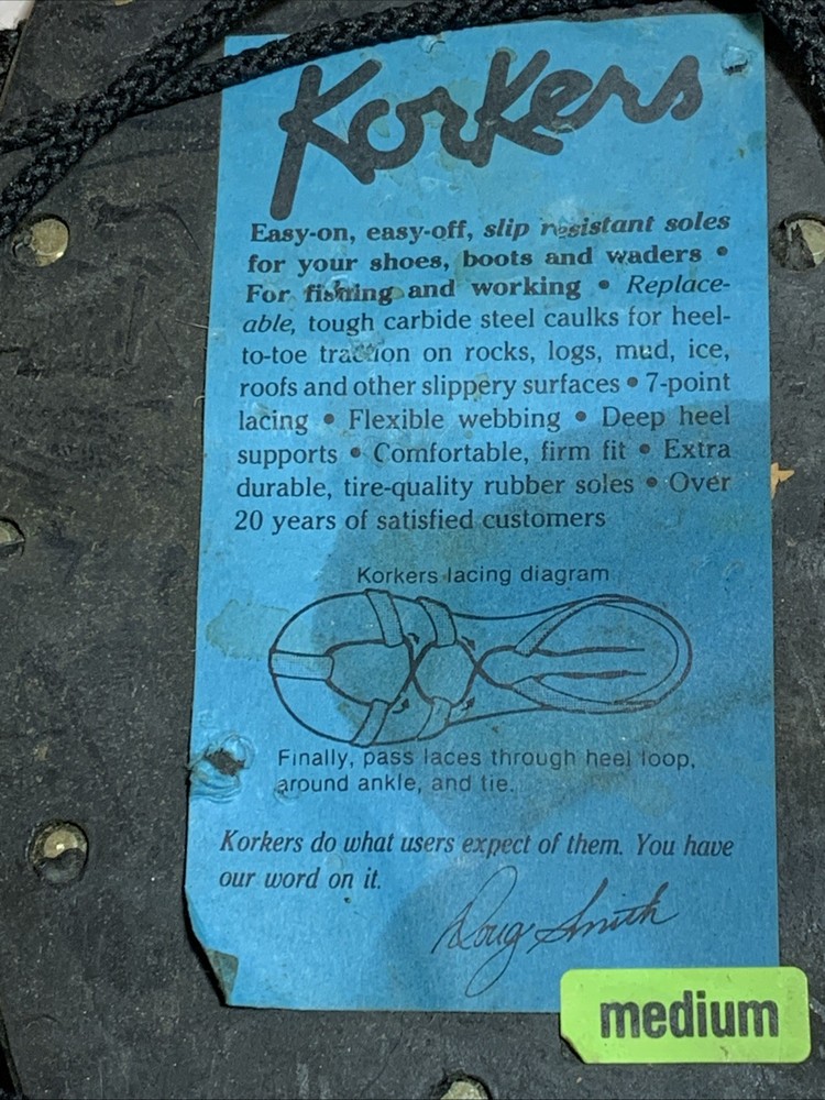 Oregon Korkers "Medium" $35