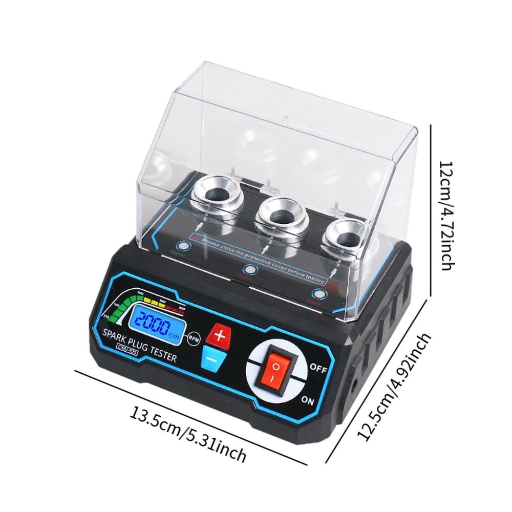 Car Ignition Coil Analyzer Engine Ignition Coil Tester 3 Holes Versatile Easy to