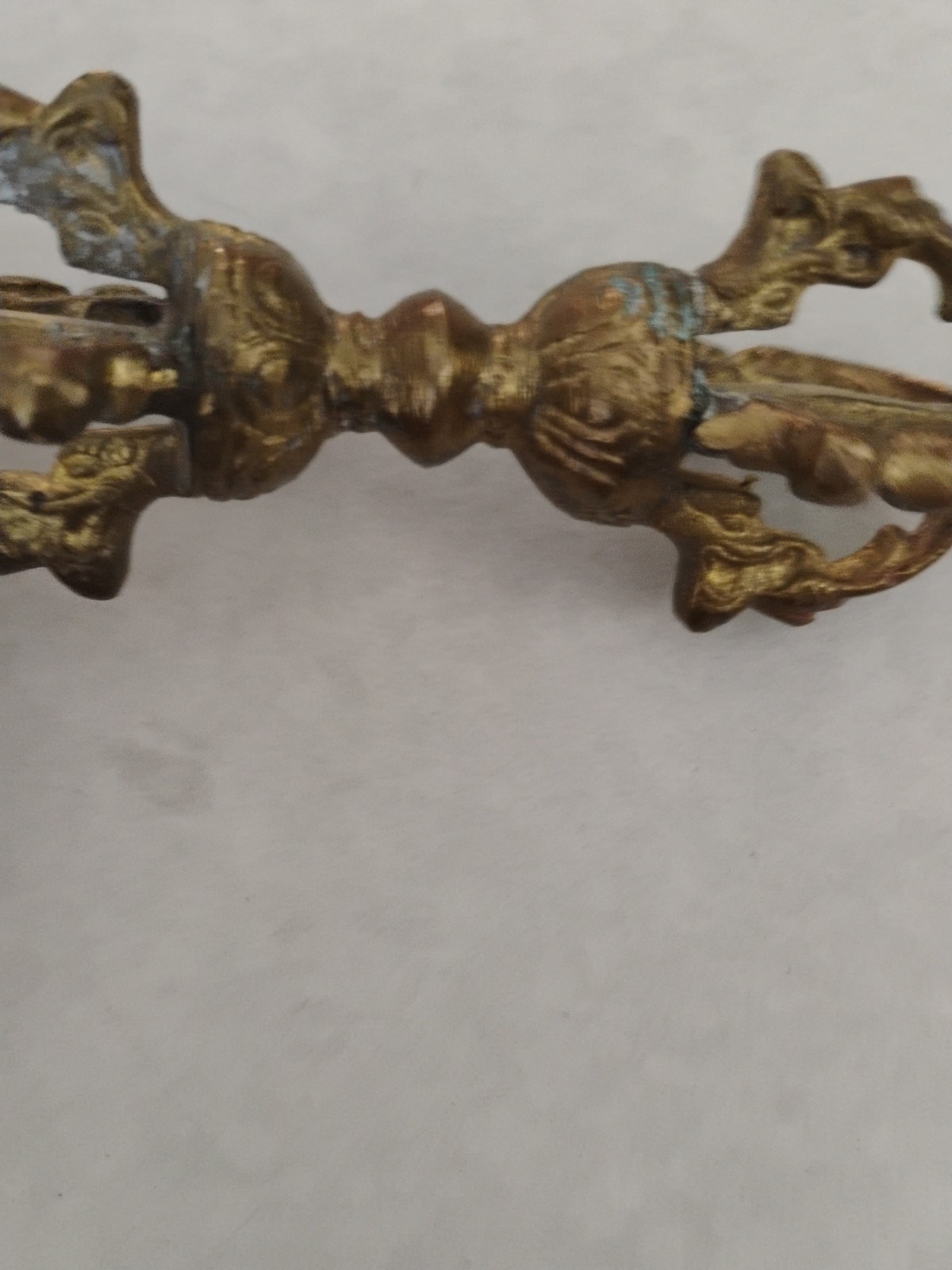 Antique Tibetan Bronze Dorje / Vajra c. 1890