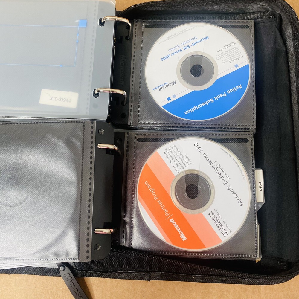 Microsoft Action Pack Subscription Partner Program Vtg Software + Key 100 Disks