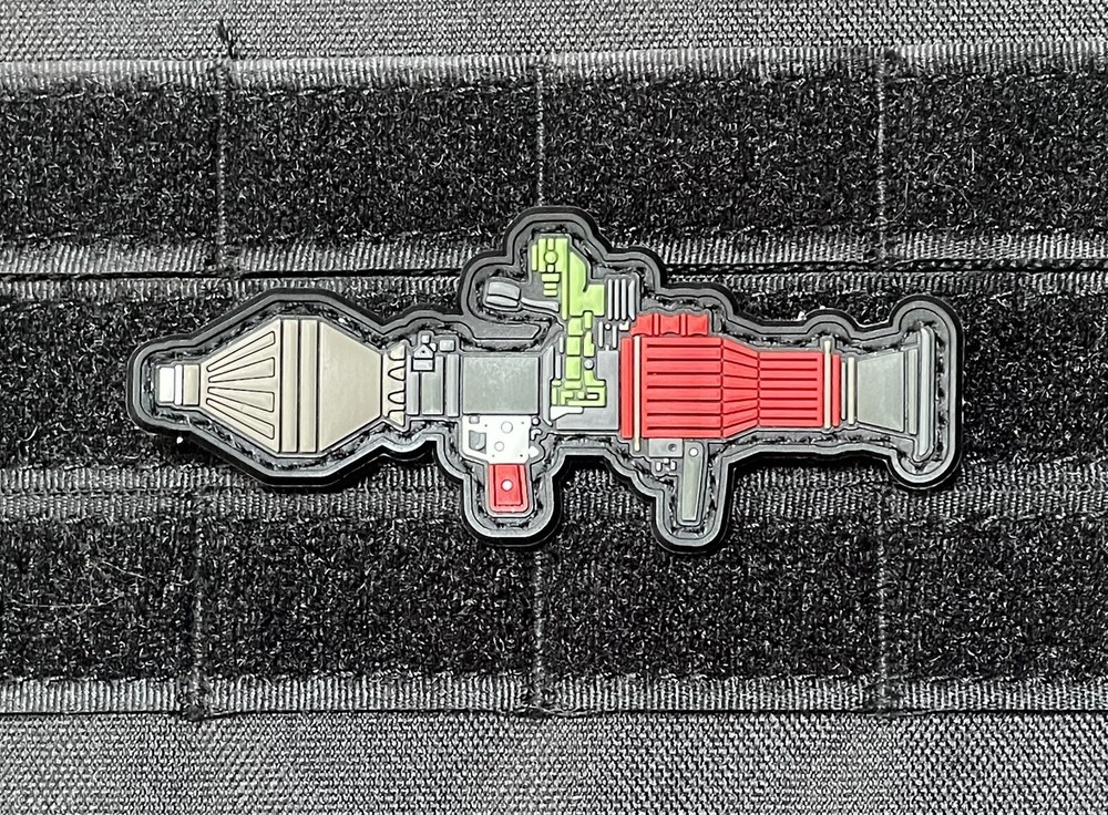 RPG-7 RPG Rocket Launcher Weapon PVC Tactical Morale Patch Propelled Grenade
