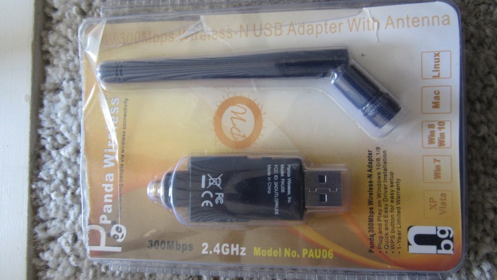 Panda 300 MBPS wireles N-adapter