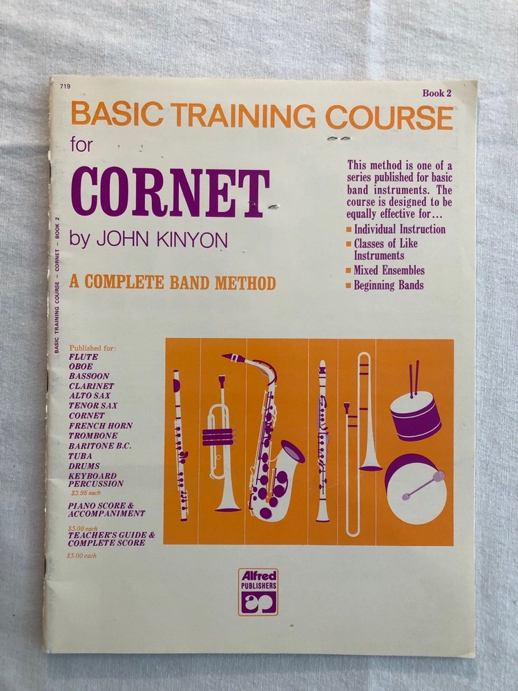Basic Training Course For Cornet Book 1 and 2 by John Kinyon