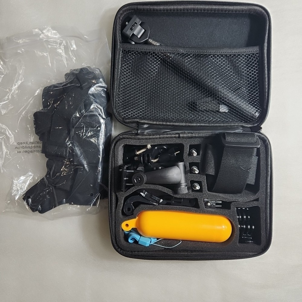 16 Piece Focus Onn. Action Camera Accessory Kit- Essentials for GoPro®
