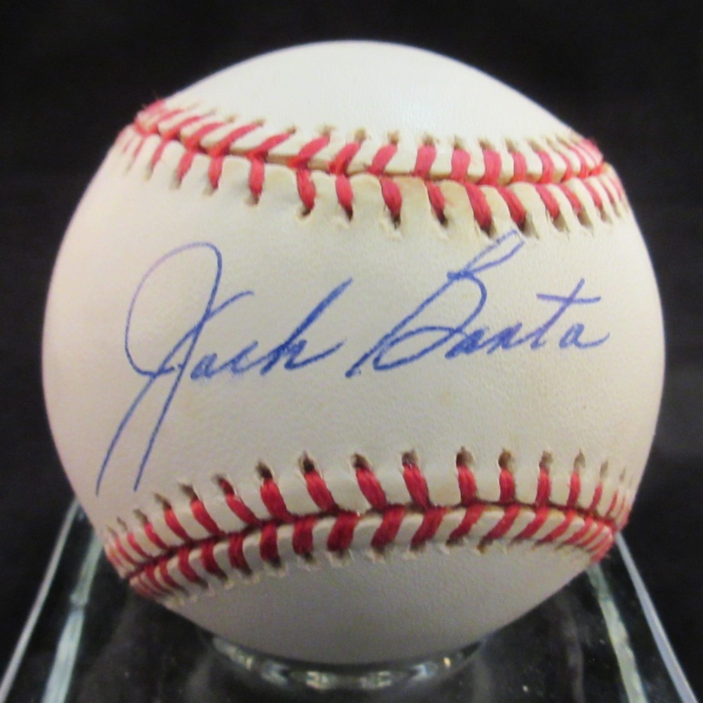 Jack Banta Signed NL Baseball - Beckett BAS