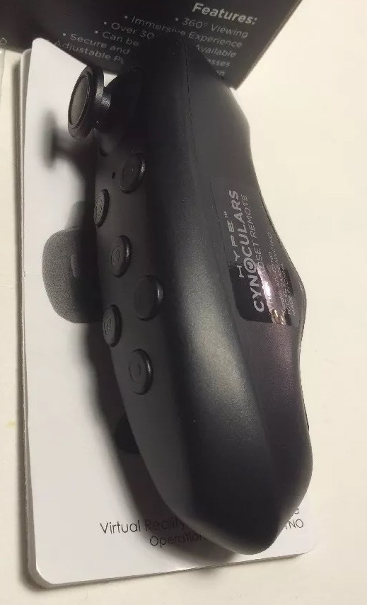 Hype Cynoculars Virtual Reality Headset Plus Remote.