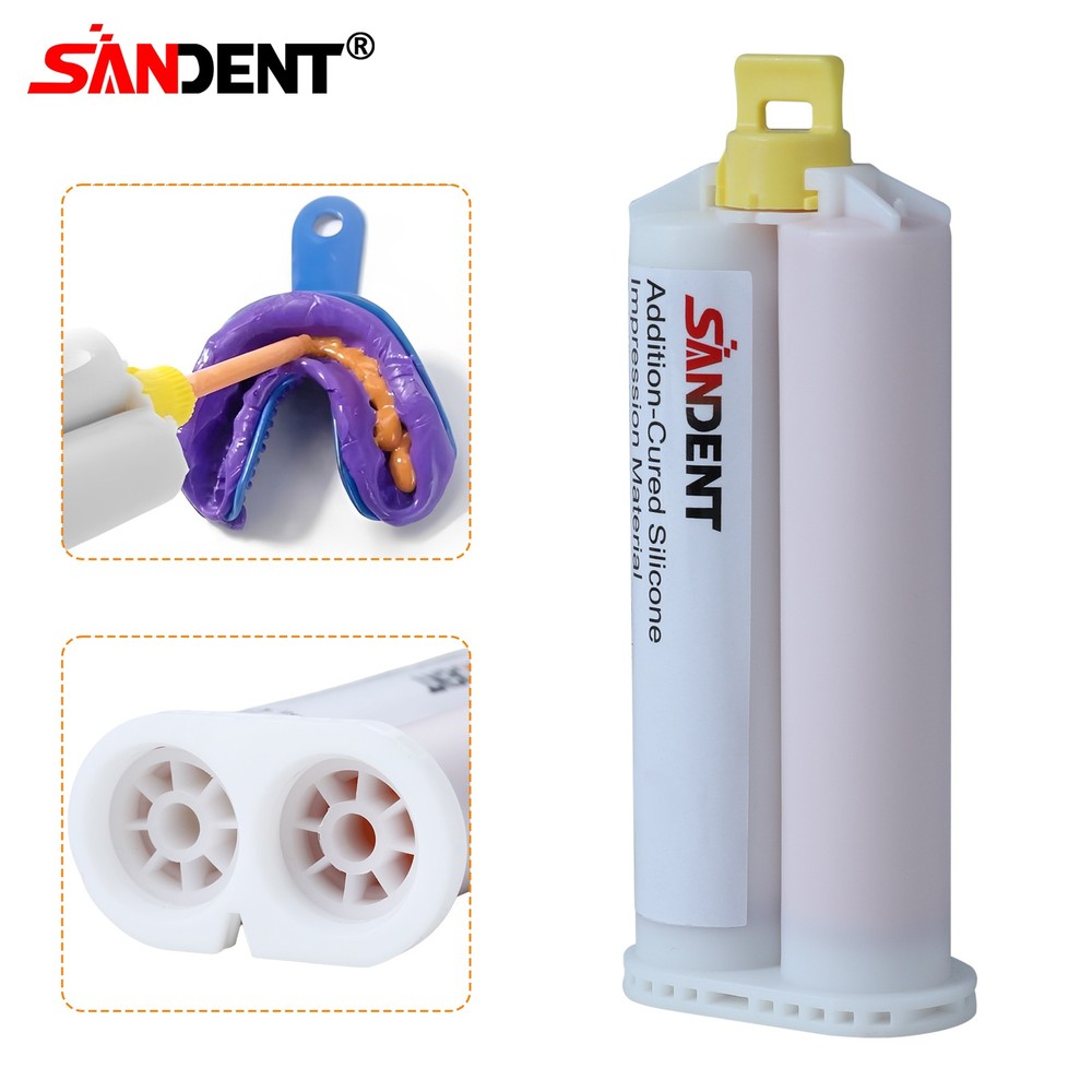 REGULAR SET Light Body Dental Impression Material VPS 50ml 5 Tips ds