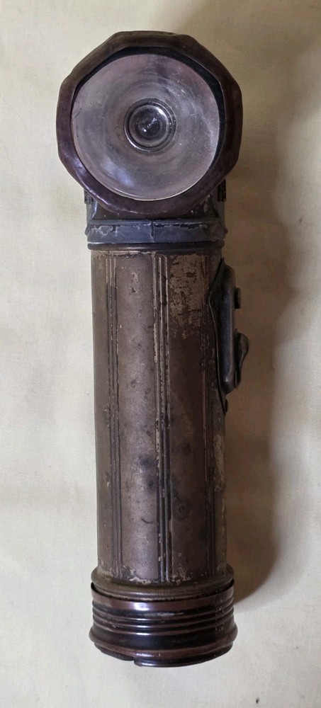 ORIGINAL WWII US ARMY ~ COMBAT FIELD ~ USALITE TL-122-A ~ FLASHLIGHT TORCH